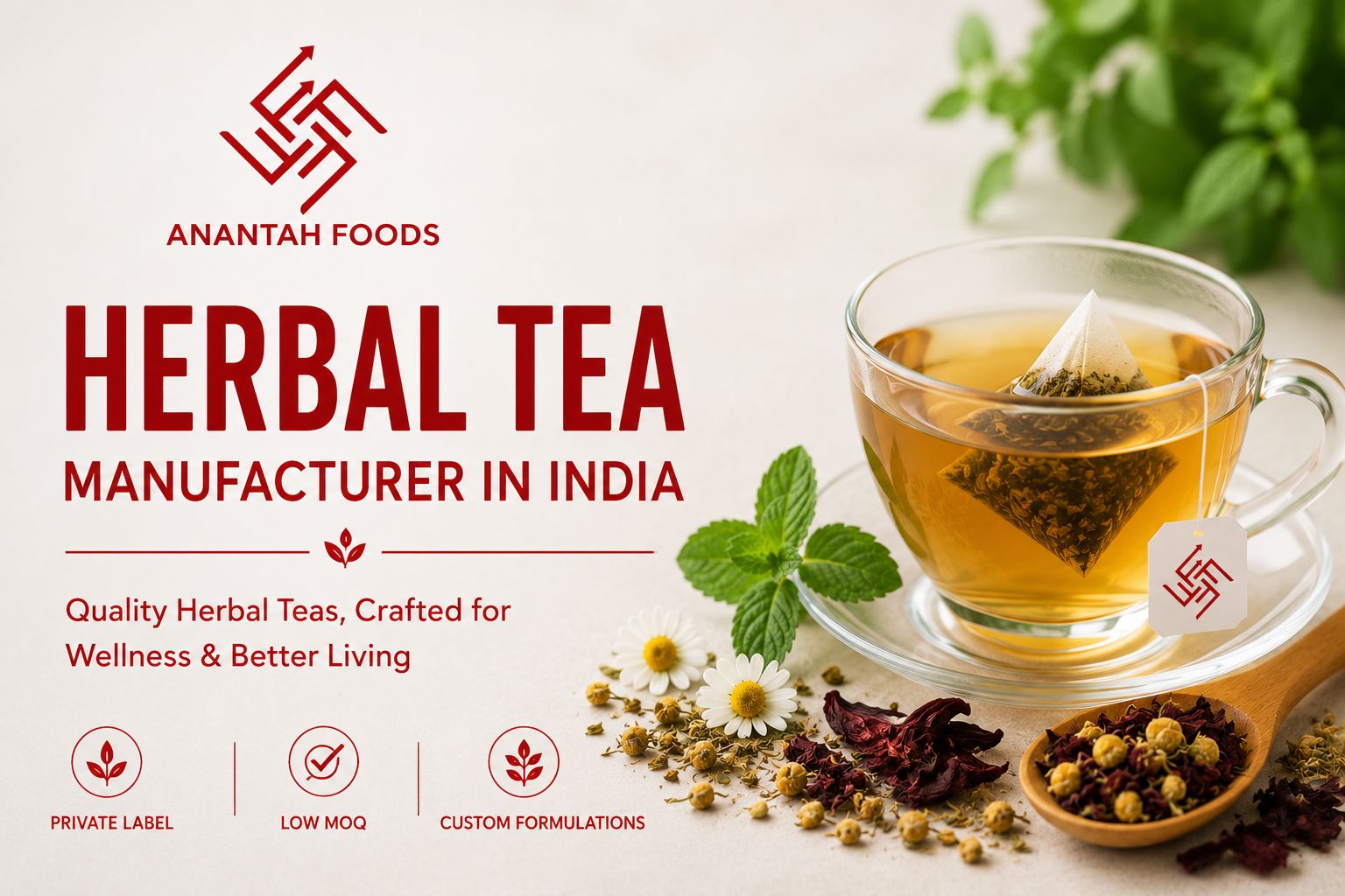 Anantah Foods: B2B Ayurvedic & Herbal Contract Manufacturer in India for Private Label Brands